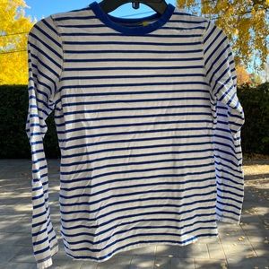 Mini Boden Striped Long Sleeves Tee T-Shirt 12
